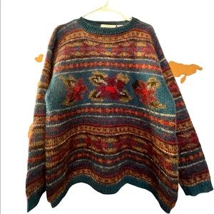 90s Vibe - Le Moda (Vintage) - Wool-Blend Sweater - Size XL